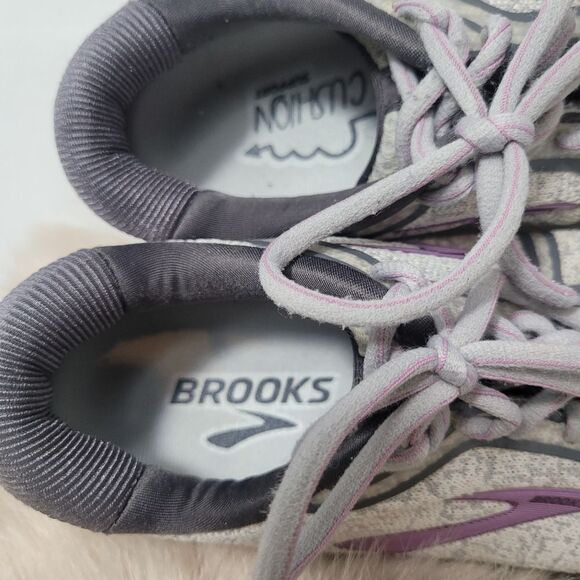 Brooks Adrenaline GTS 20,1202961B030 Women’s Gray Purple Running Shoes Size 9.5 - Picture 12 of 14
